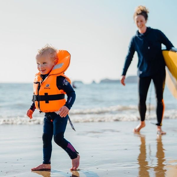 Family on Beach Outdoor Water Activities
