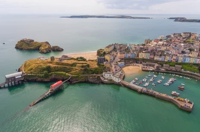 Tenby Aerial View