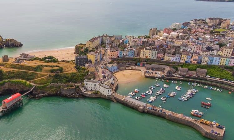 Tenby Aerial View