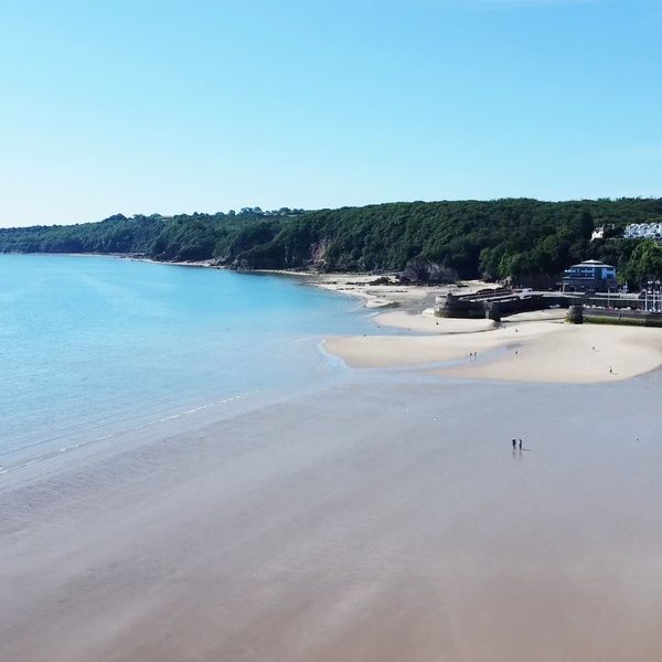 Saundersfoot Bay Beach in Pembrokeshire