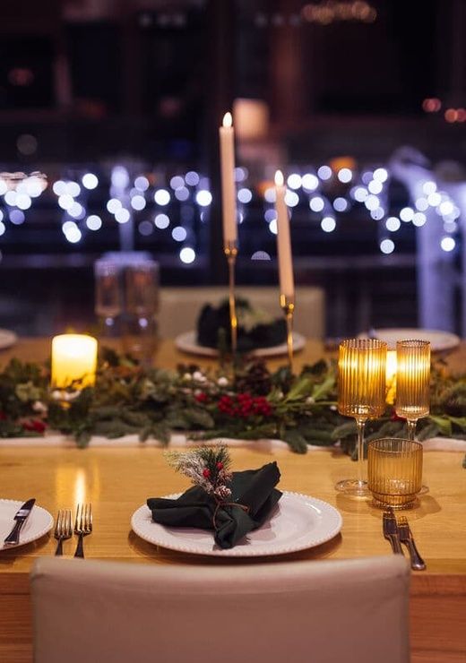 Christmas festive dining