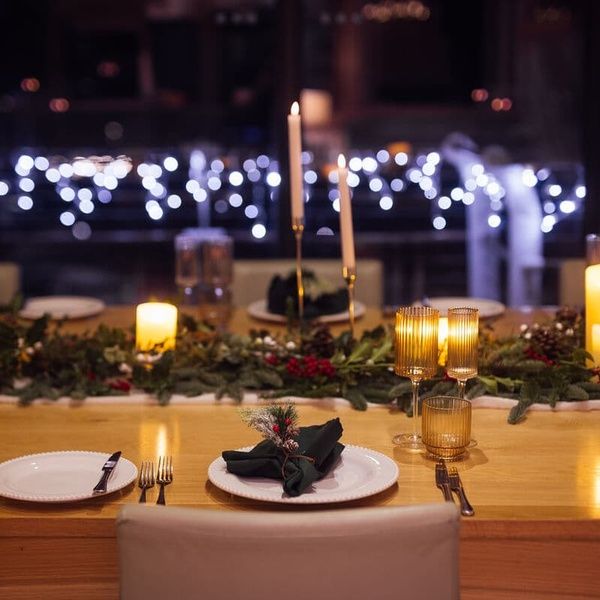 Christmas festive dining
