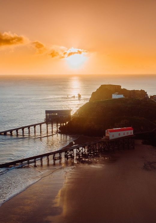 Tenby RNLI Lifeboat Station at Dawn