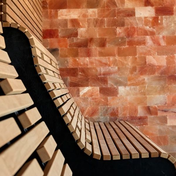 Infrared Sauna with Himalayan Salt Wall