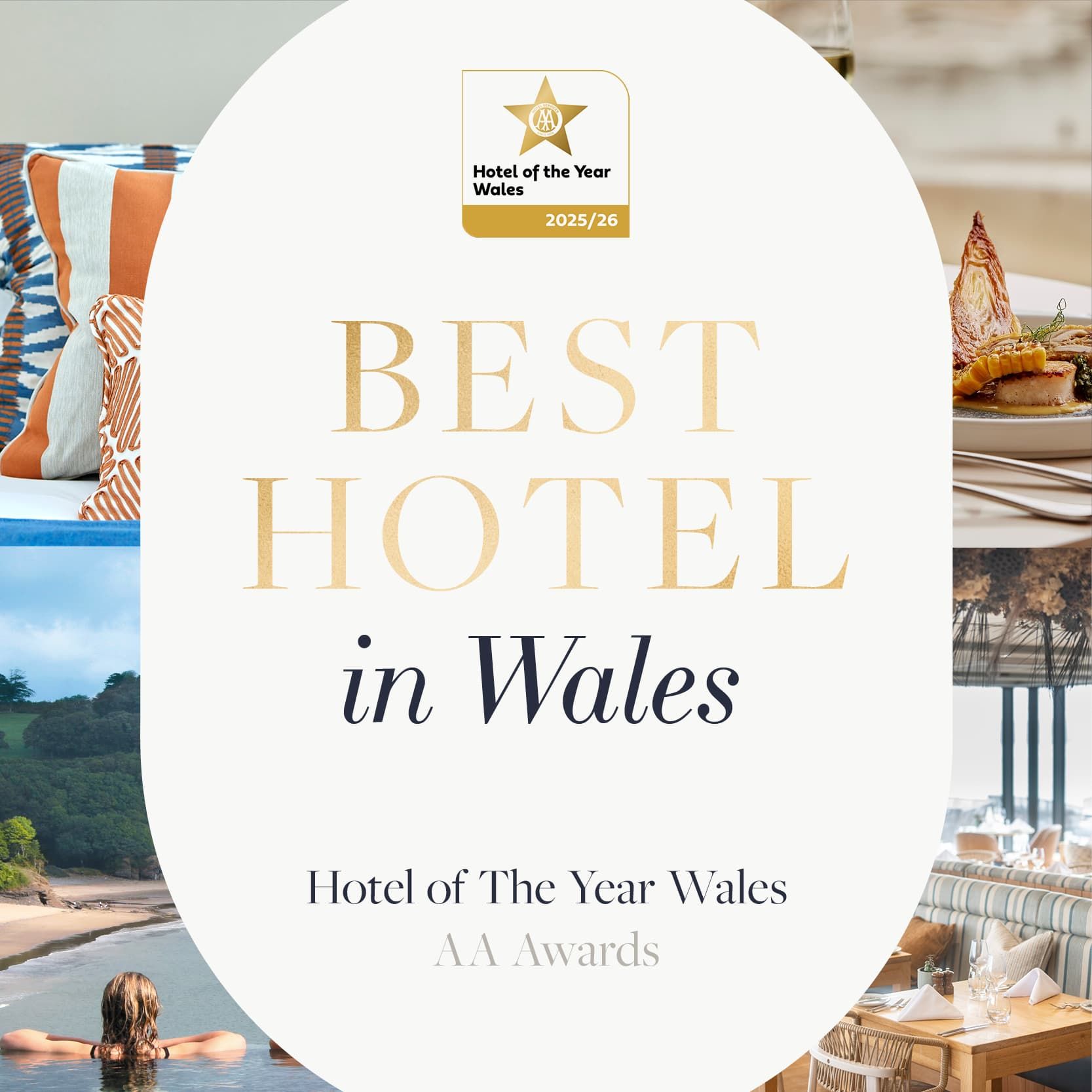 AA Hospitality Awards Best Hotel in Wales