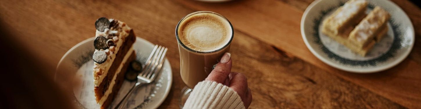 Coffee and Cake at The Gallery Bar & Lounge at St Brides Spa Hotel in Pembrokeshire