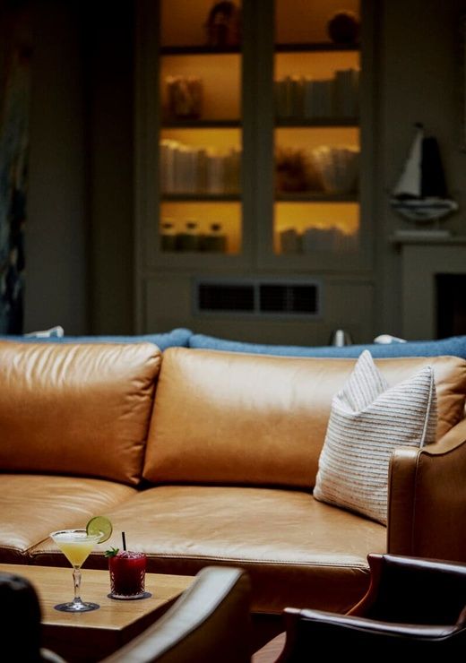 Drinks at The Gallery Bar & Lounge at St Brides Spa Hotel in Pembrokeshire