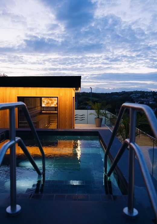 Rooftop spa terrace