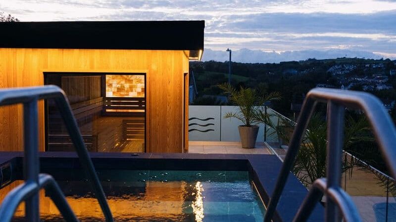 Rooftop spa terrace