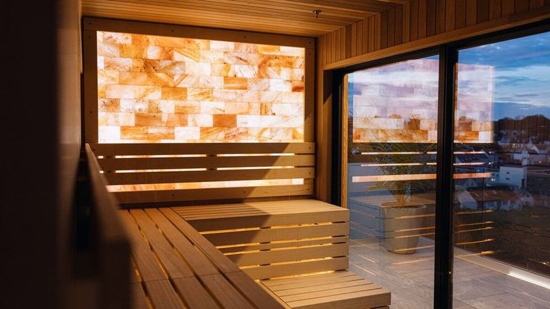 Rooftop spa terrace